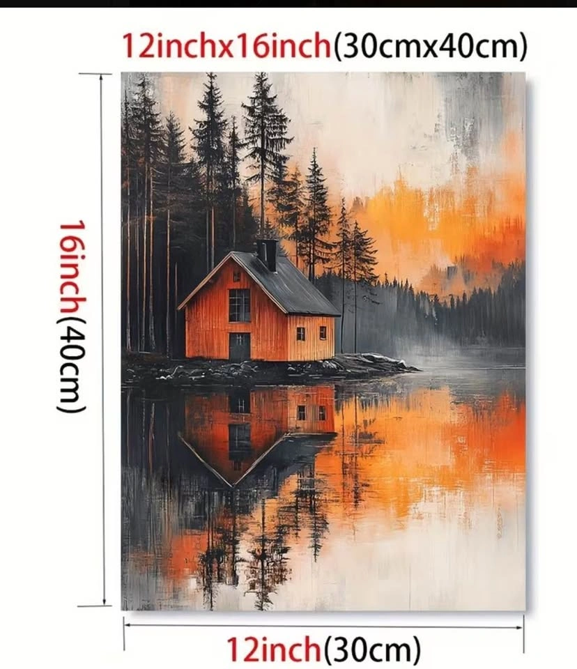 Brand new sealed abstract art 30x40 cm - photo 3