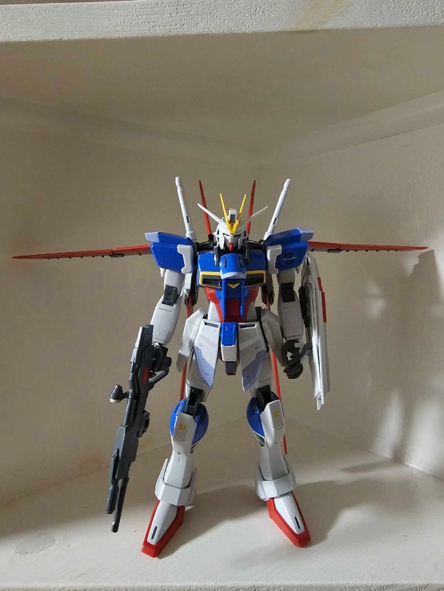 Gundam Model Kits Display Case with Blue LED