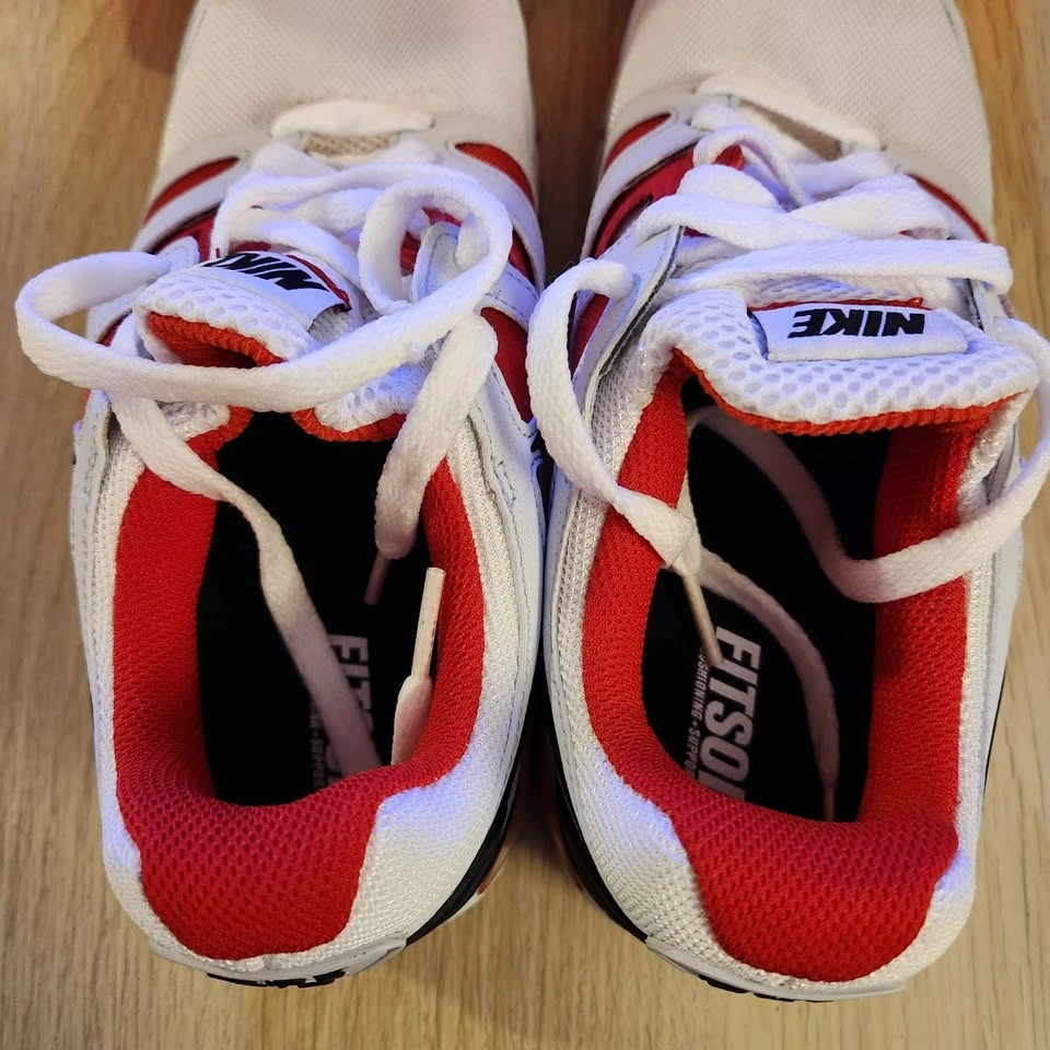 Nike Air Max Turbulence+ 18 Men's Size 7 White Red Black NEW W/ - photo 5