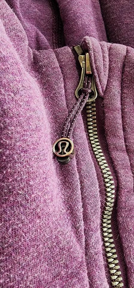 Lululemon Scuba Full-Zip Hoodie - Purple/Magenta - Size 2 - photo 3