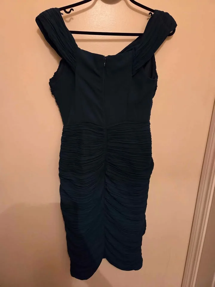 Dark teal blue dress (M or size 8) image indicator(3)
