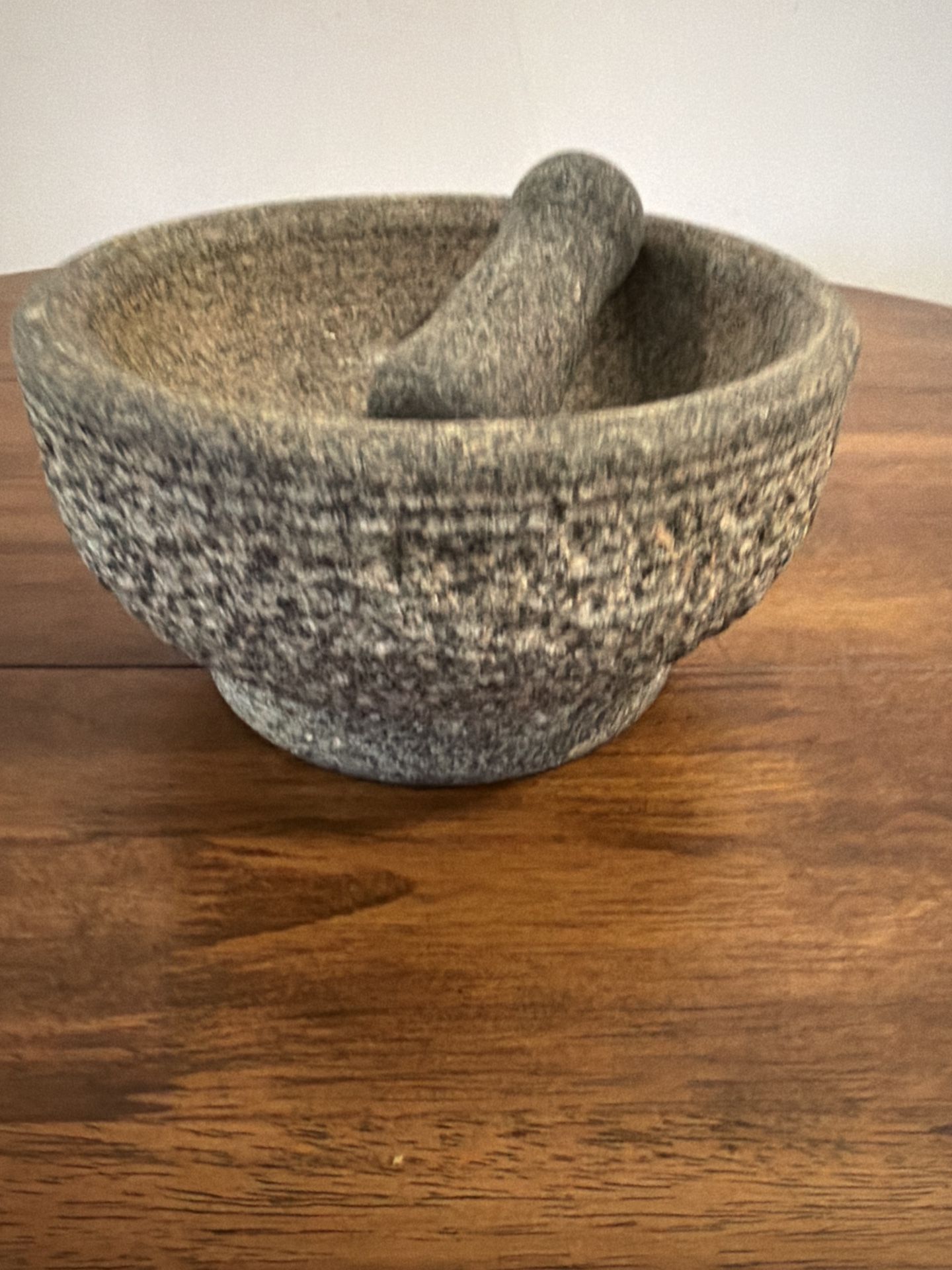 Solid Stone Mortar & Pestle