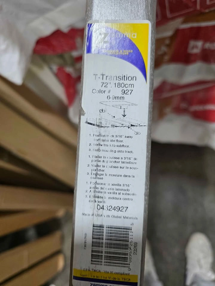 Zamma T-Transition Flooring Strips 72" - photo 4