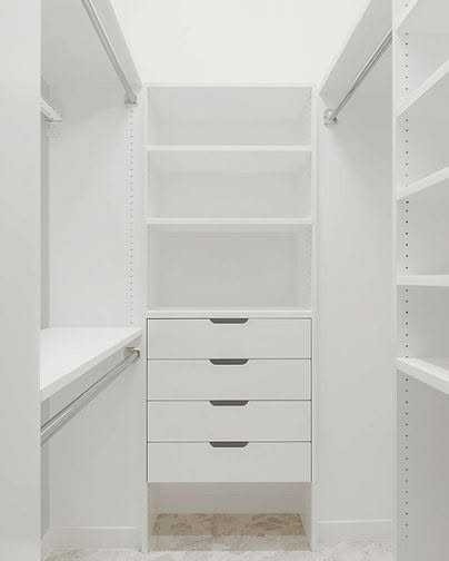 Custom Closet Organizer with Shelves and Rod - photo 5