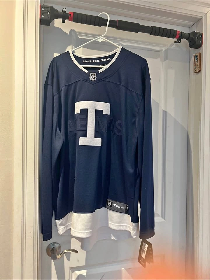 New Authentic Adidas Toronto Maple Leafs Sz 56 Heritage Classic
