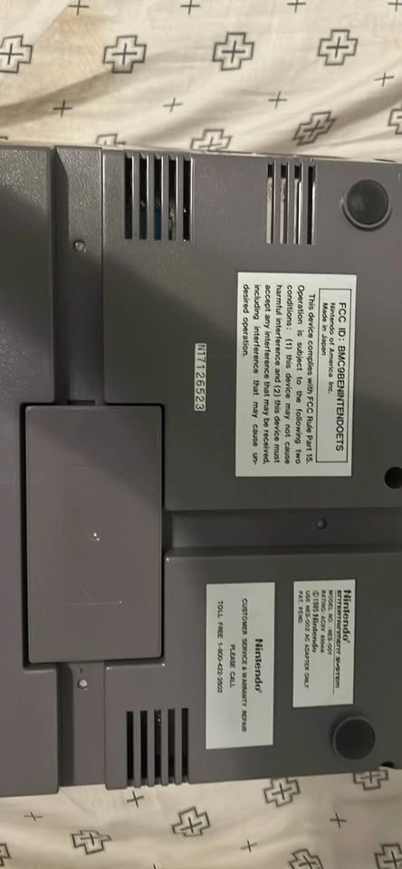 Nintendo Entertainment System NES Console Gray NES-001 - POWERS - photo 4