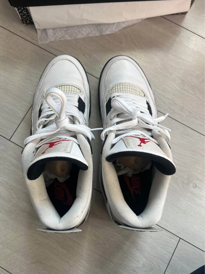 Jordan 4 White Cement Size 11 - photo 5