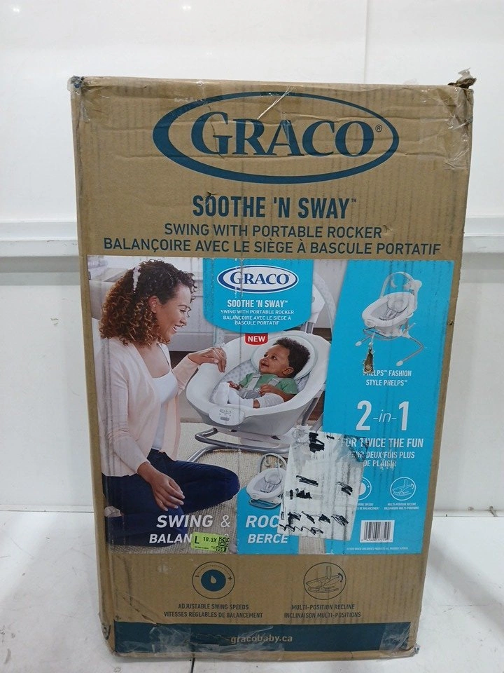 Graco Soothe n Sway LX Swing & Bouncer - 2-in-1 Baby Swing - photo 2