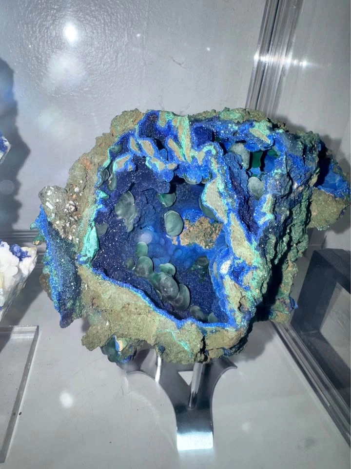 Azurite and Malachite set Crystal Metaphysical Mineral