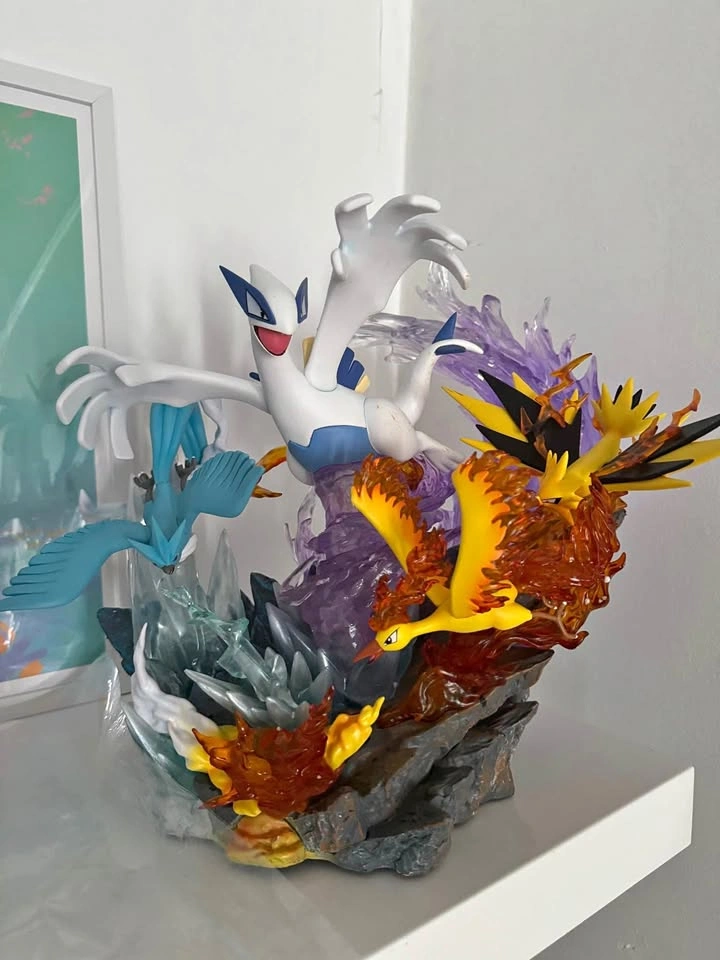 Pokemon Lugia and birds Statue GK Figure OVER 12 INCHES