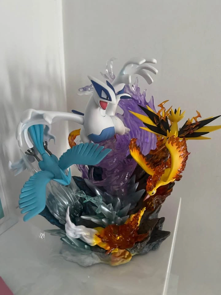 Pokemon Lugia and birds Statue GK Figure OVER 12 INCHES - photo 2