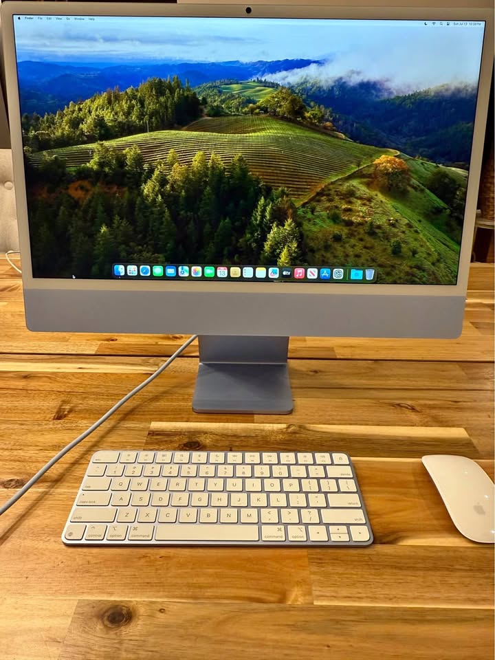 iMac 24-inch M4 Chip Blue Color Like New ✅Price Firm✅
