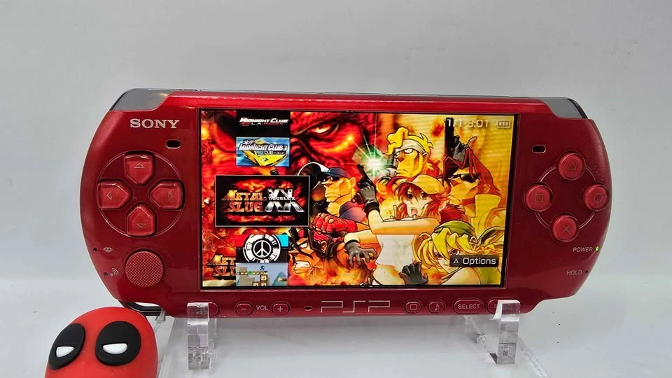 Modded Sony PSP 3000 Vibrant Red / 128GB - photo 5