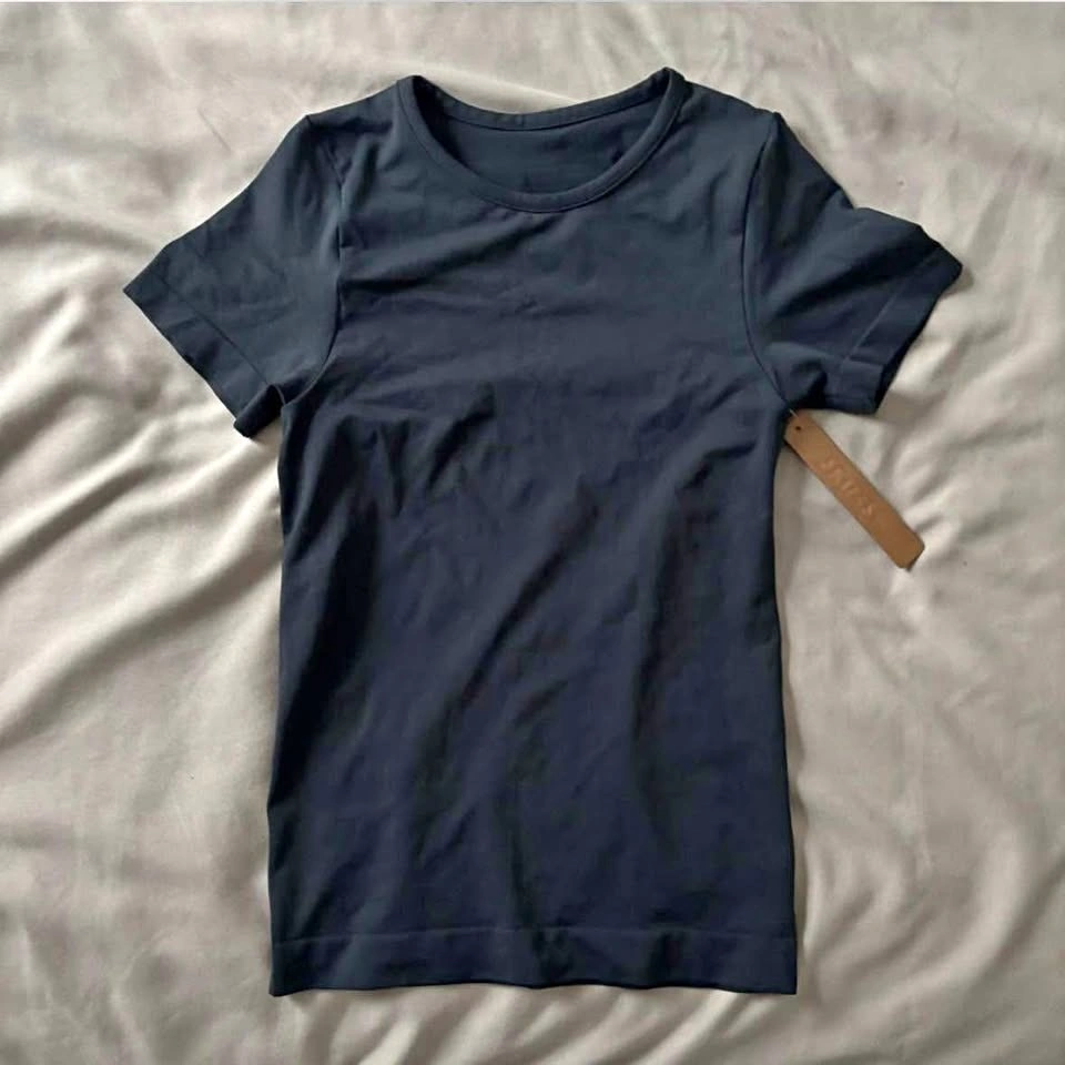 Skims Green Soft Smoothing Seamless T-Shirt
