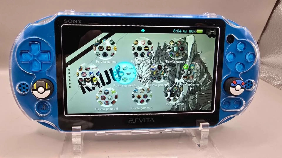 Sony PS Vita 2000 Blue w/ 512GB SD Card - photo 3