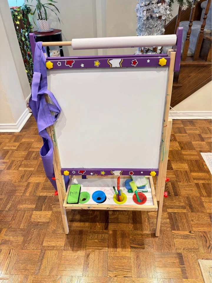 Joyoss kids art easel! Green and white board! - photo 2