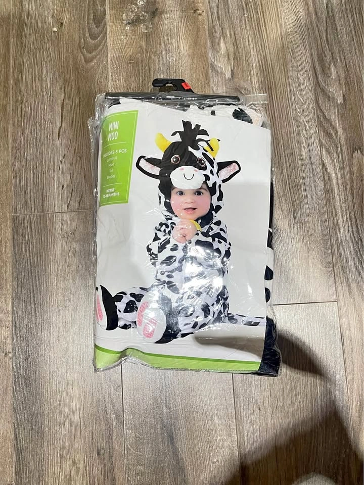 Cow infant costume