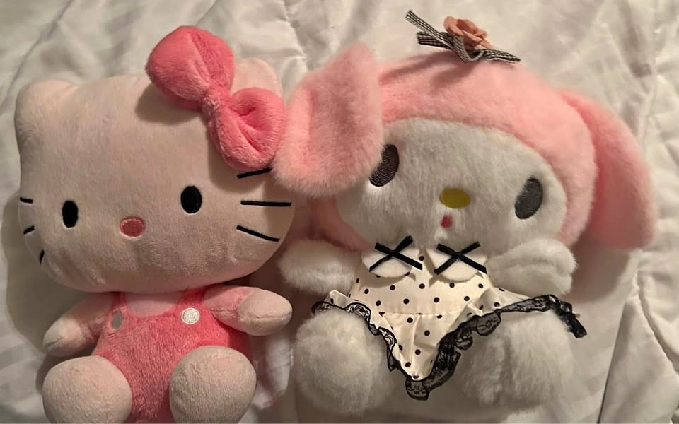 Hello Kitty and My Melody Plushie