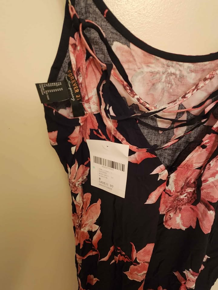 BNWT floral full length cotton summer dress (M) - photo 3