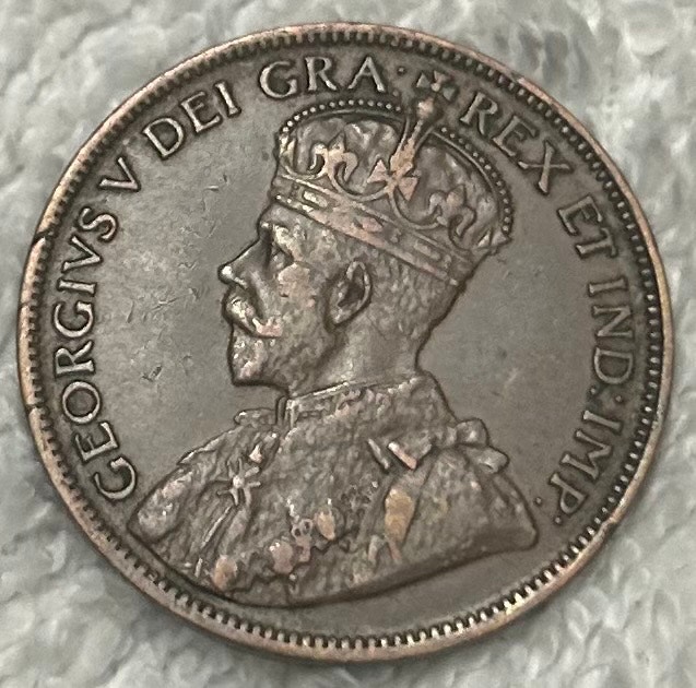 1916 Canadian Large Cent *Au Details* - photo 2