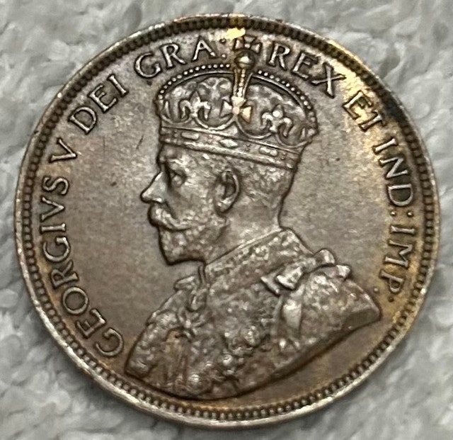 1917 Canadian Large Cent Ms RB Details - photo 2