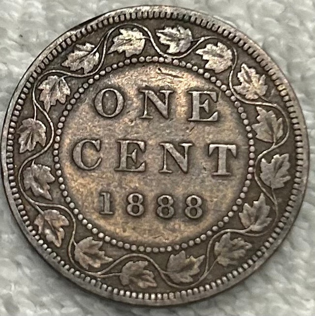 1888 One Cent Coin