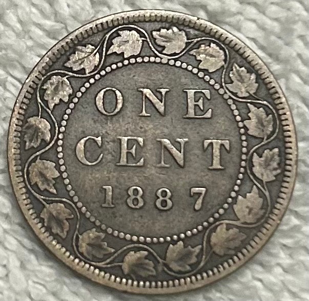 1887 Canadian Large Cent *Far 7 Variety*