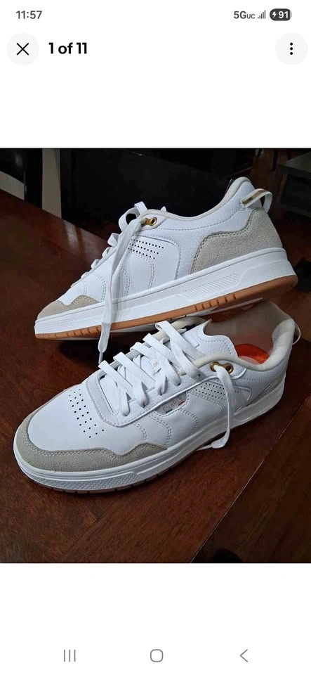 Charly Mens White Shoes Size 10