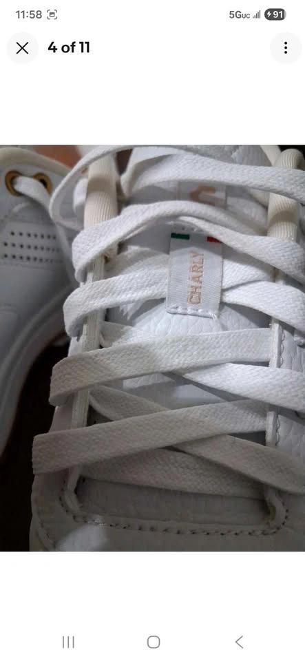 Charly Mens White Shoes Size 10 - photo 4