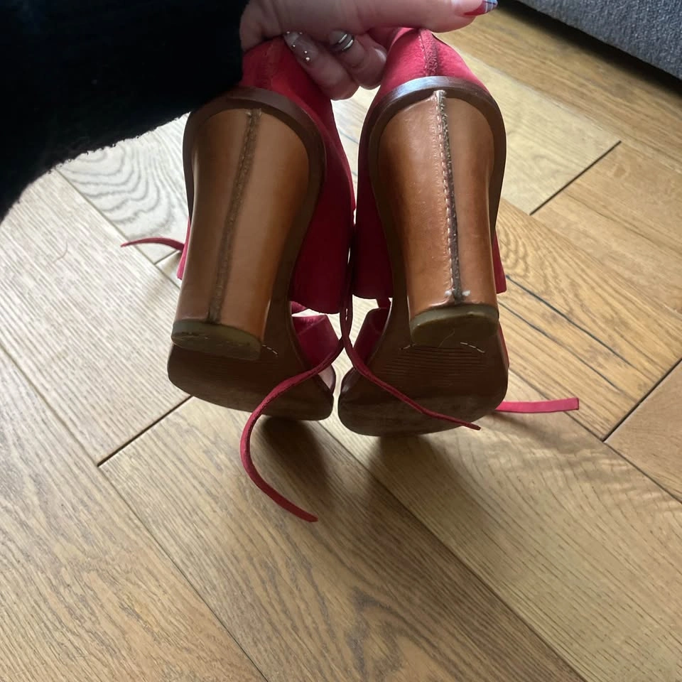 Frye Suede Lace Up Mid Heels - photo 3
