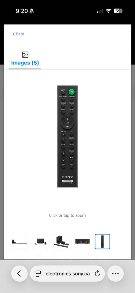 Sony 5.1 Home Theatre Soundbar System - photo 5