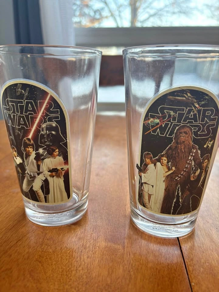 Original Star Wars Collector Glasses
