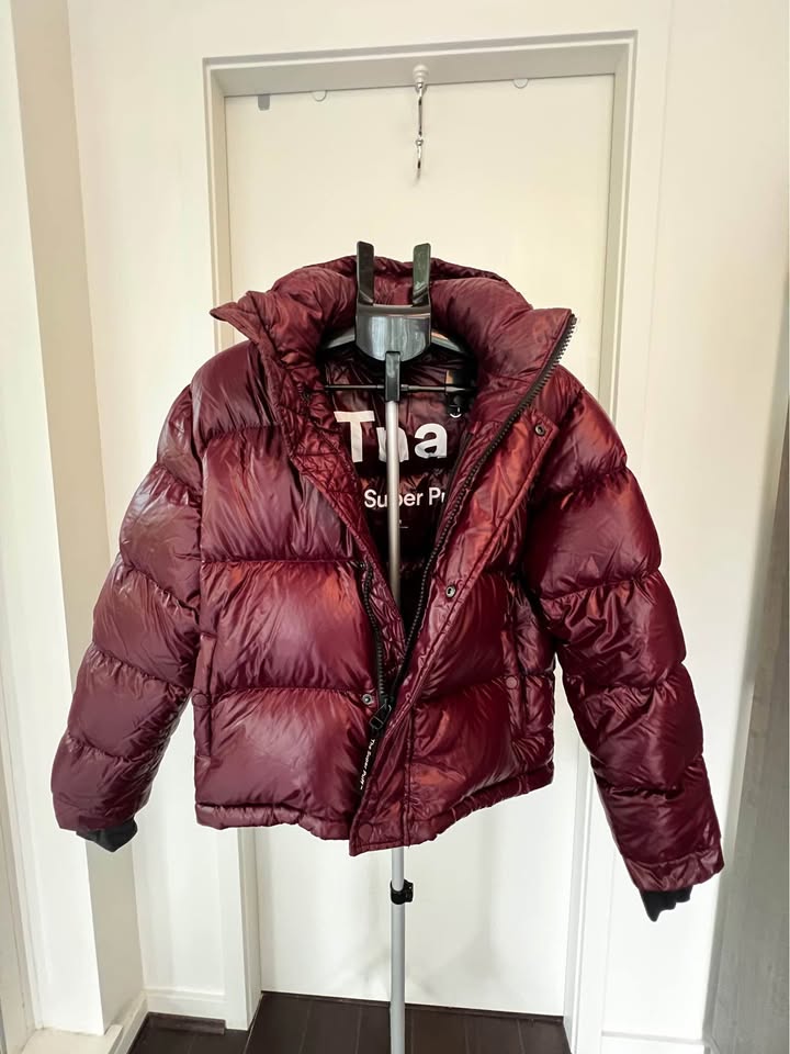 TNA THE SUPER FUFF JACKET IN BURGANDY - photo 2