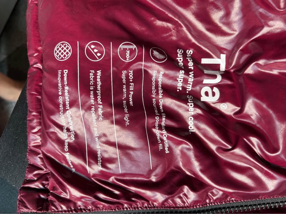 TNA THE SUPER FUFF JACKET IN BURGANDY - photo 5