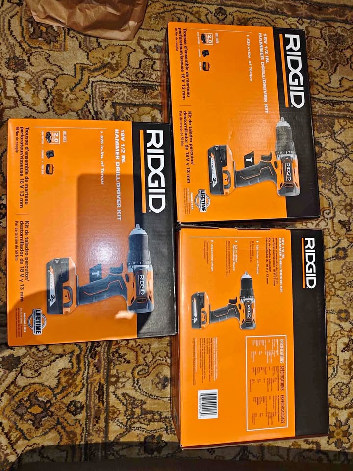 RIDGID 18V 1/2 in Hammer Drill Kit