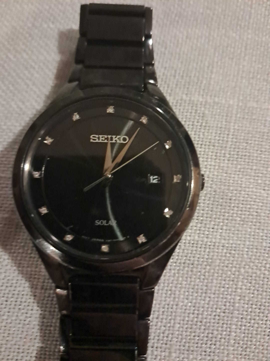 Seiko Solar Men's Black Watch - SNE243 - photo 4