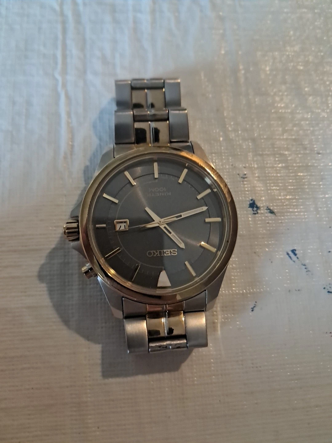Seiko Men's Kinetic Watch Model SKA582 - photo 2