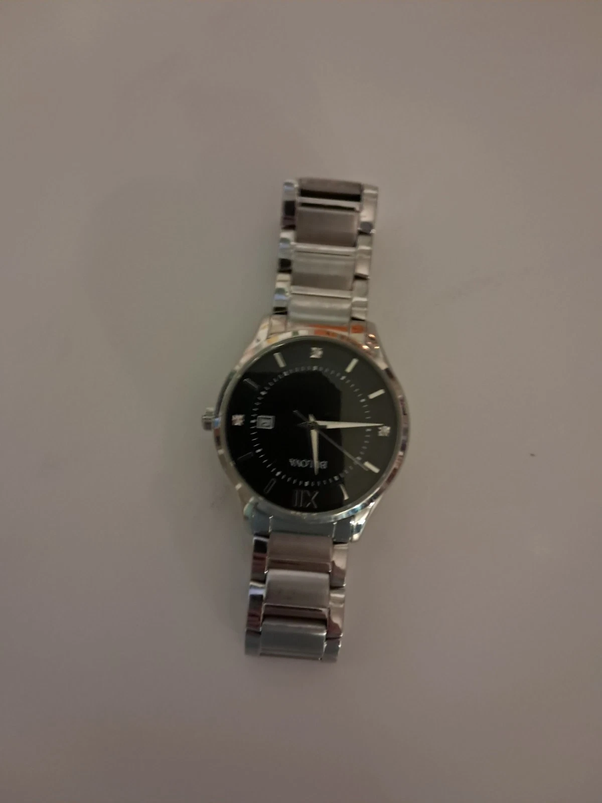 Bulova Men's 96D142 Diamond Accent Black Dial Watch - photo 2
