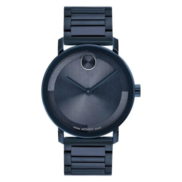 Movado Bold Mens Watch Blue Dot Authenticity MB.01.1.29.6160