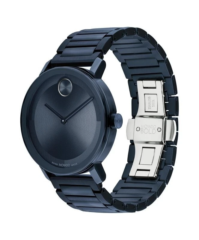 Movado Bold Mens Watch Blue Dot Authenticity MB.01.1.29.6160 - photo 2