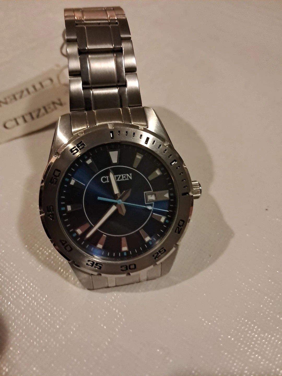 Citizen Quartz SS-WR Men's Watch New With Tags BI1040-50L - photo 4