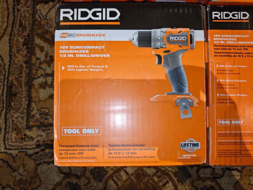 RIDGID 18V Sub-Compact Drill/Driver (Tool-Only) - photo 2