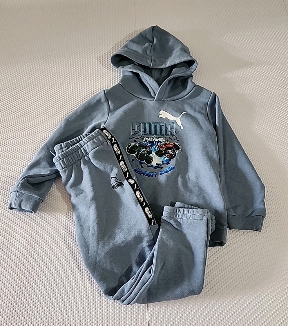 Puma x Hot Wheels Monster Trucks Hoodie & Sweatpants Set - 4T