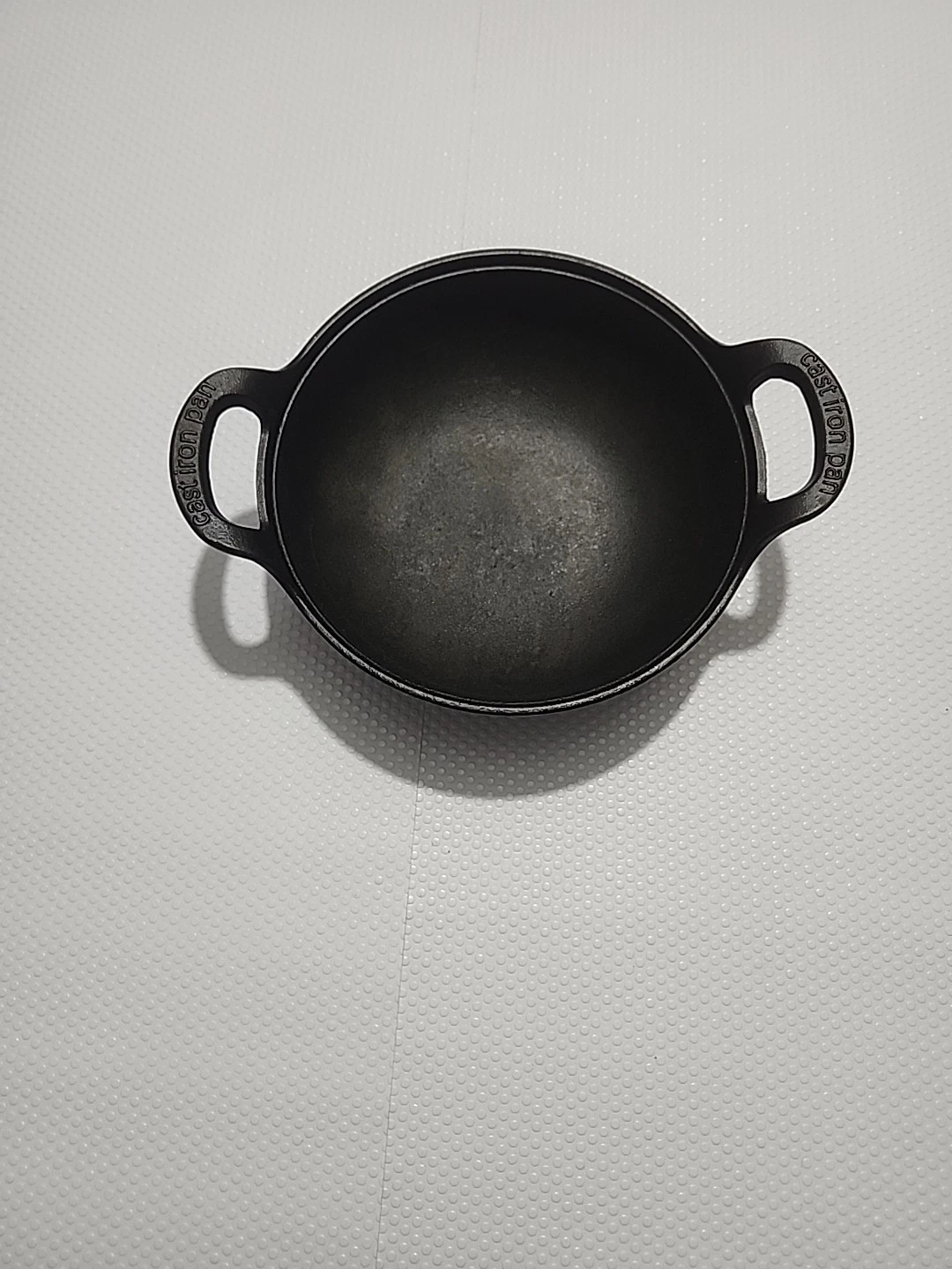 Used Cast Iron Skillet Has Wear