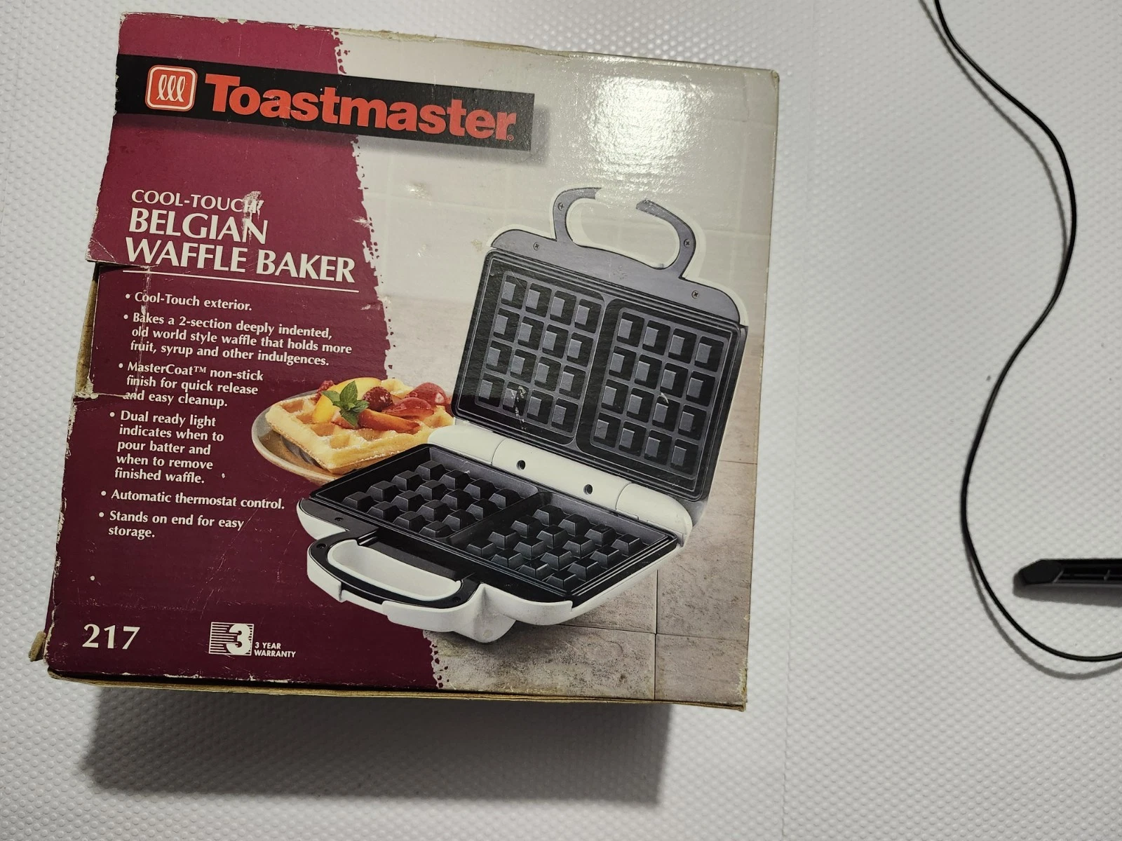 New Toastmaster Belgian Waffle Baker (Trump Branded) - photo 5