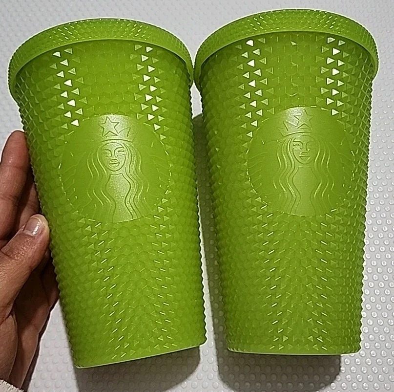Starbucks Lemongrass Glow in the Dark Studded 16oz NEW