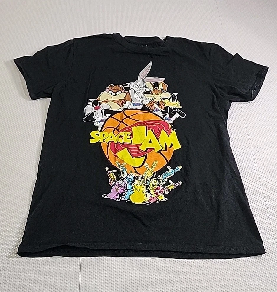 Unisex Vintage Space Jam T-shirt Size Large