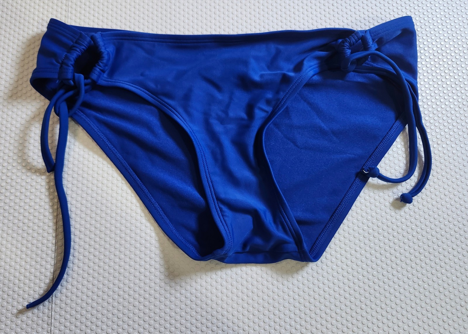 City Streets Bright Blue Bikini Top & Bottom with Side Drawstrin - photo 5