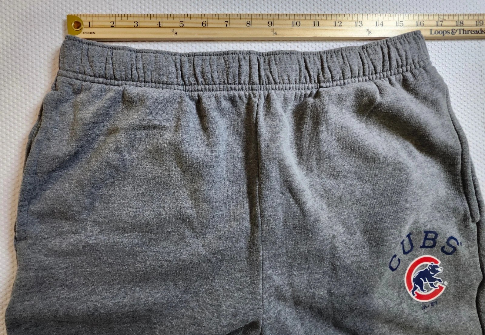 Majestic Gray Chicago Cubs Sweatpants Joggers - photo 4