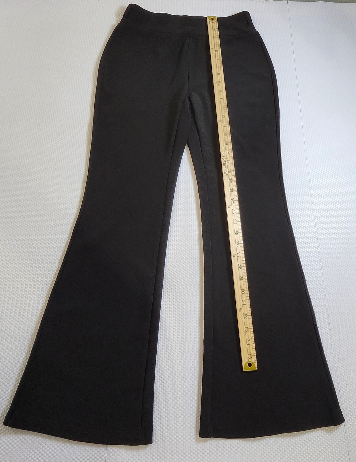 Women's Black Flare Pants - Classic Bootcut - photo 2